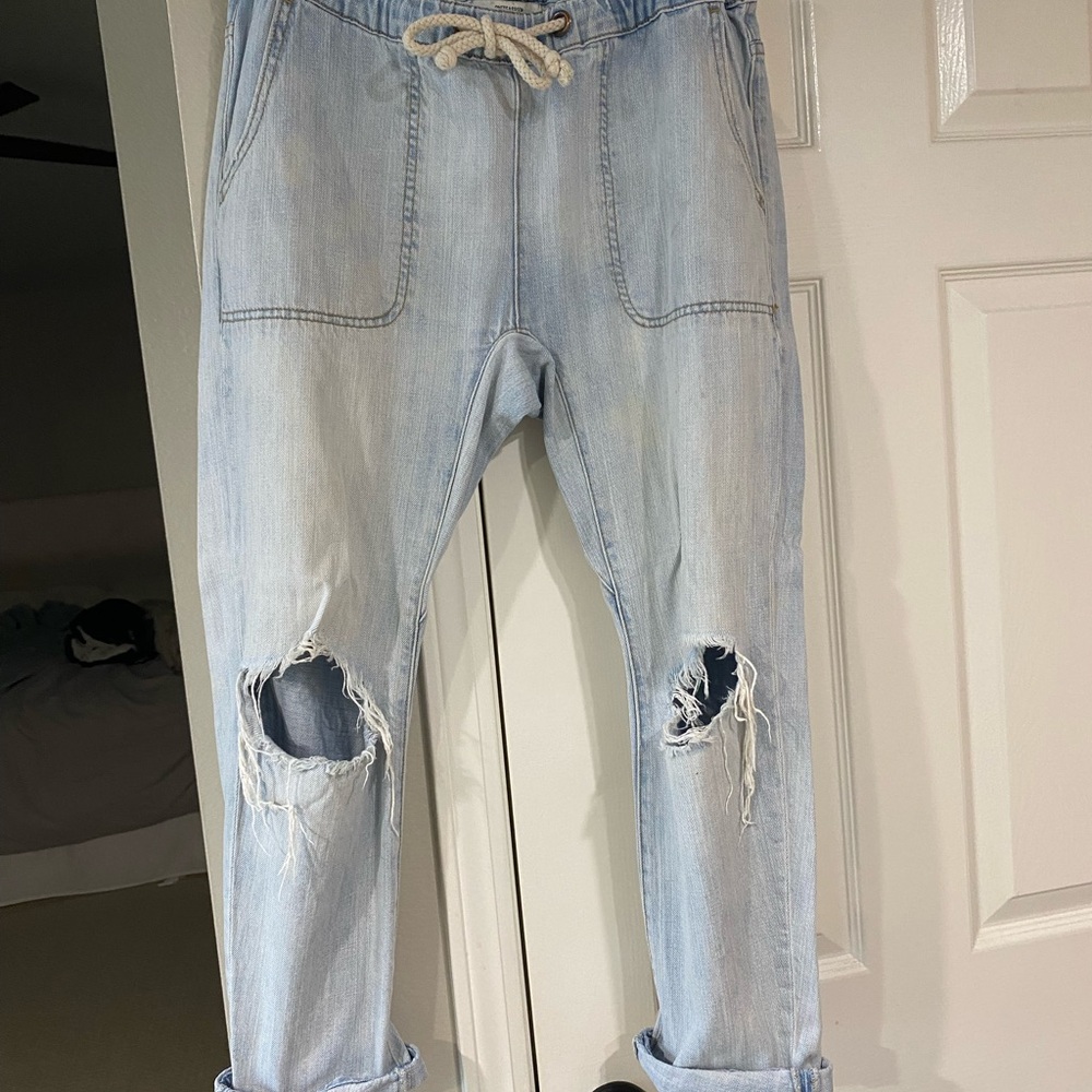 One Teaspoon Light Blue Relaxed Women’s Jeans